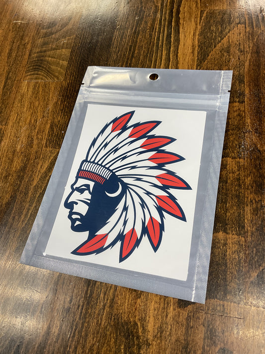 Warrior 4" Sticker