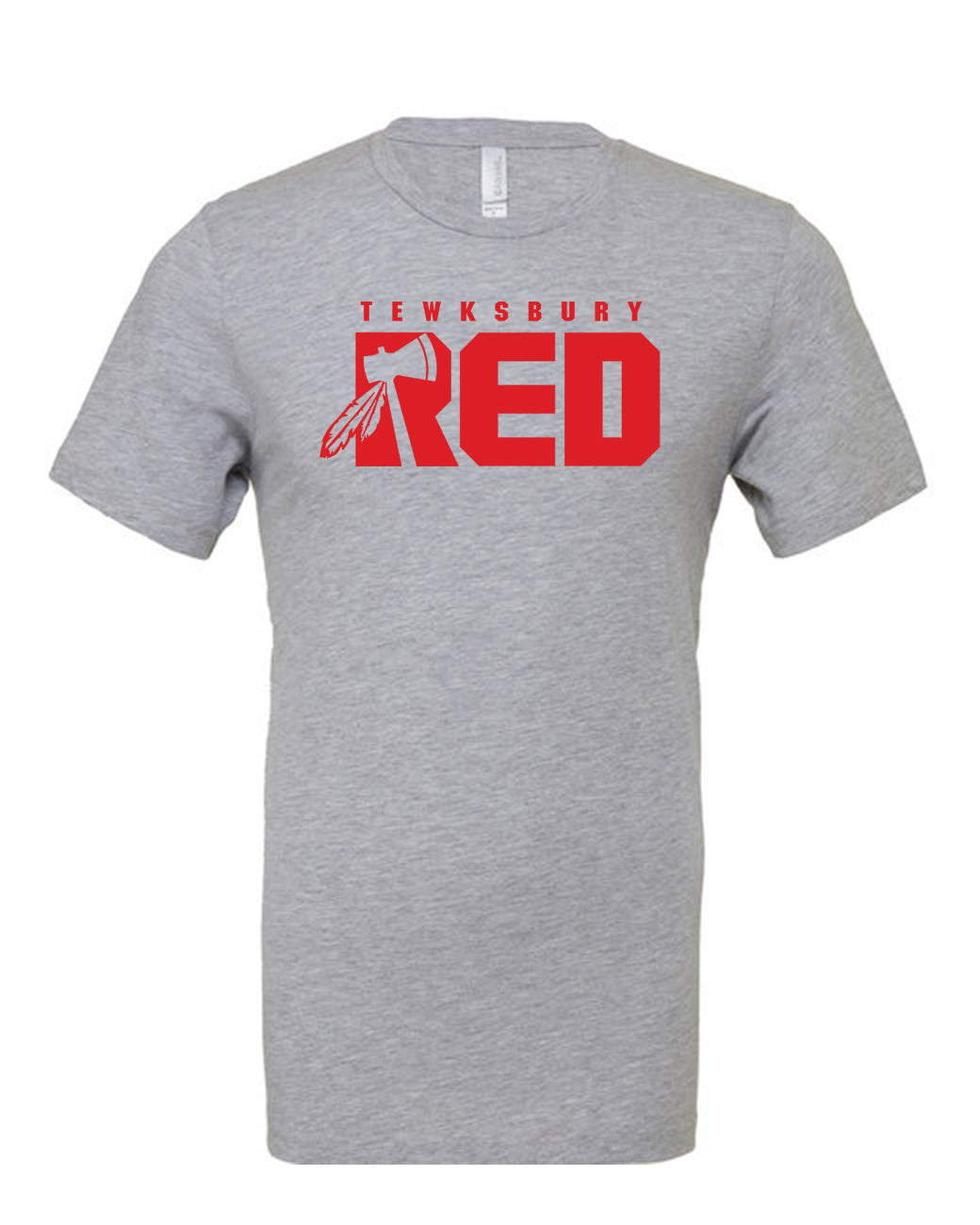 RED Bold TShirt - Athletic Heather Grey